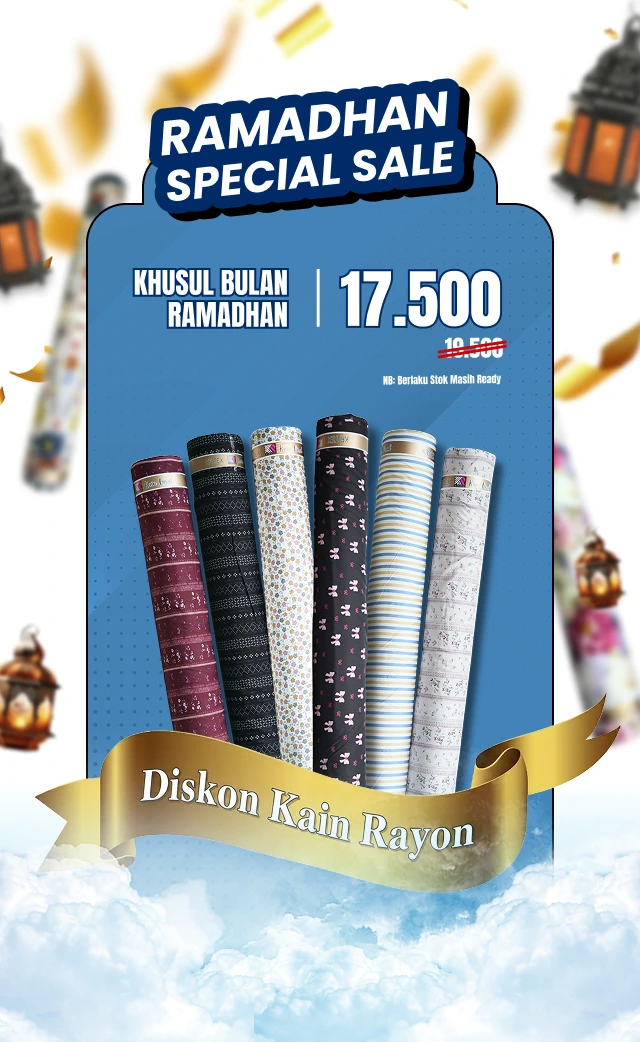 promo kain Rayon bulan februari