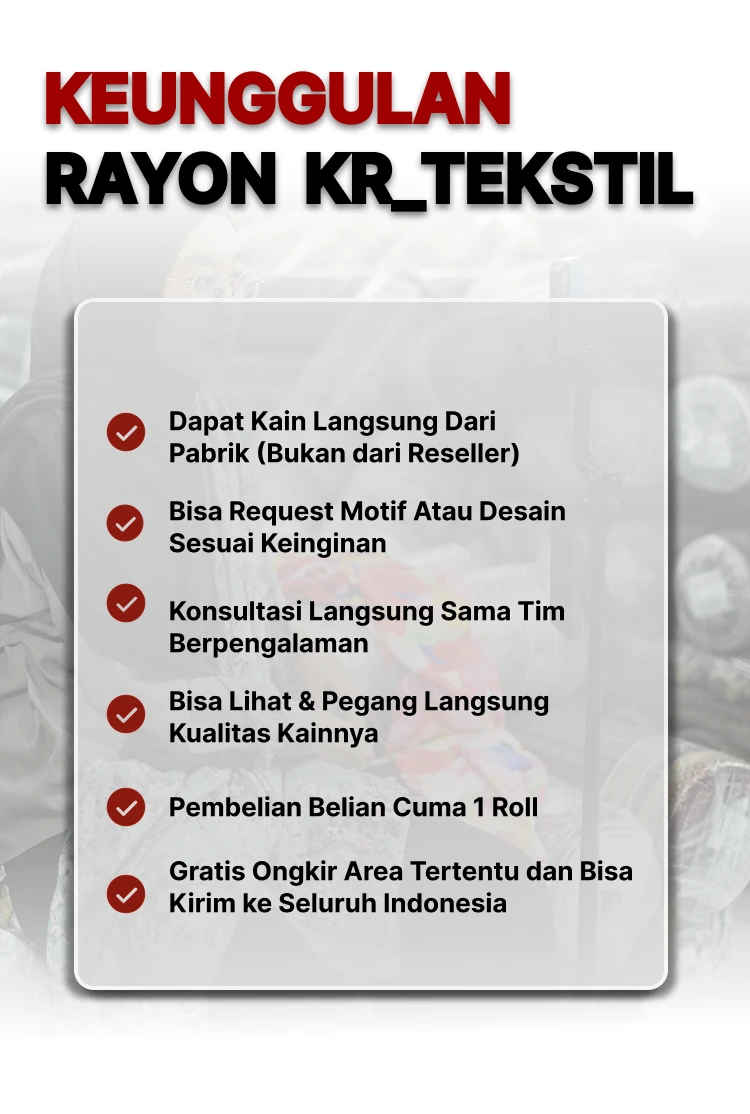 keunggulan rayon viscose dari krtekstil